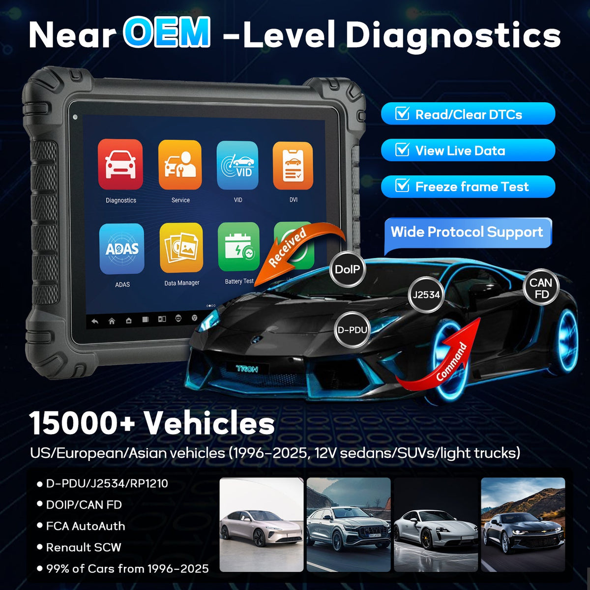 Autel MaxiSYS MS909 S2 – Advanced Diagnostic Tablet with ECU Coding ...